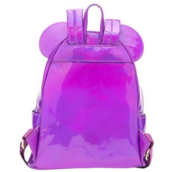 ?? Loungefly Disney Mickey Mouse Holographic Series Mini Backpack - Amethyst main image 3